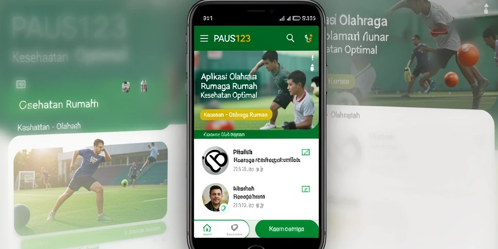 Tampilan antarmuka aplikasi PAUS123 yang menarik dan mudah digunakan.