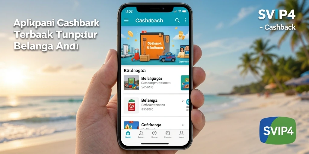 Tampilan antarmuka SVIP4 yang intuitif untuk cashback maksimal.